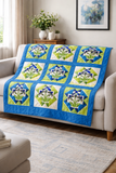 Daisy Blue Quilt Pattern (Print at Home)