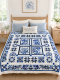 Delft Blues Quilt Pattern (Digital- Print at Home)