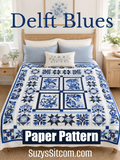 Delft Blues Quilt Pattern (Paper Copy)