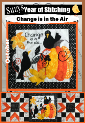 Year of Stitching- Change is in the Air (October)