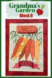 Grandmas Garden Block #8- Carrots