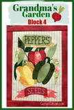 Grandmas Garden Block #4-Peppers