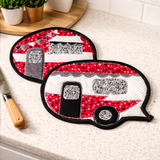 Happy Camper Pot Holders Digital Pattern