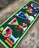 Holiday Spirits Table Runner Digital Pattern