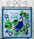 Suzys Year of Stitching- Make Your Own Luck (March)