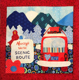 Suzys Year of Stitching- Take the Scenic Route