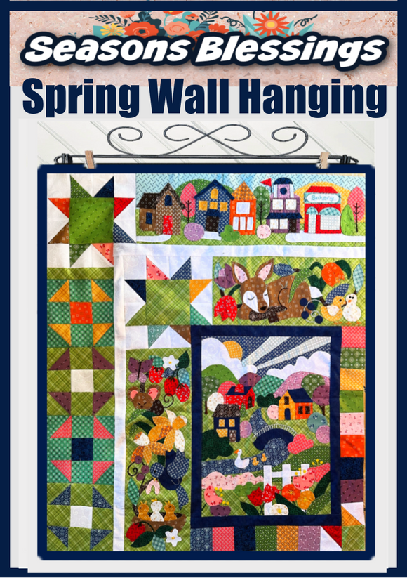 Seasons Blessings Spring Wall Hanging