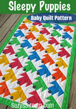 Sleepy Puppies Digital Baby Quilt Pattern