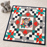 Sleepy Elephant Baby Quilt Pattern