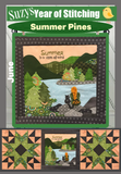 Suzys Year of Stitching- Summer Pines (June)