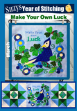 Suzys Year of Stitching- Make Your Own Luck (March)