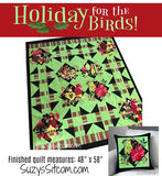 Holiday for the Birds Digital Quilt Pattern