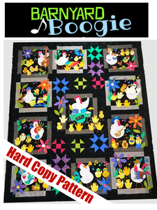 Barnyard Boogie Full Quilt Pattern- Paper Copy