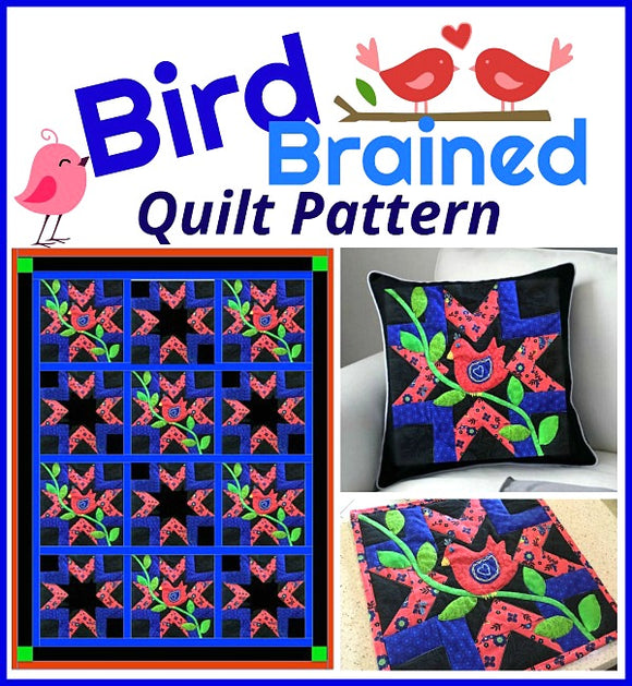 Bird Brained Quilt Pattern (Digital)