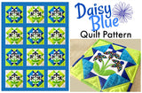Daisy Blue Quilt Pattern (Print at Home)