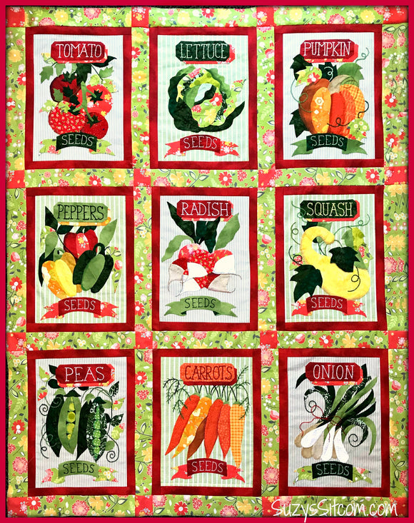 Grandma's Garden Paper Quilt Pattern
