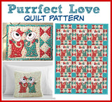 Purrfect Love Digital Quilt Pattern