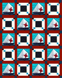 Sailboats & Stars Digital Quilt Pattern