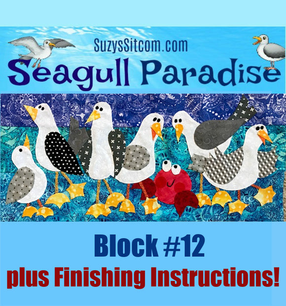 Seagull Paradise Block 12 and Final Assembly Instructions