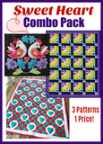 Sweet Heart Combo Pack- 3 Fun Patterns!