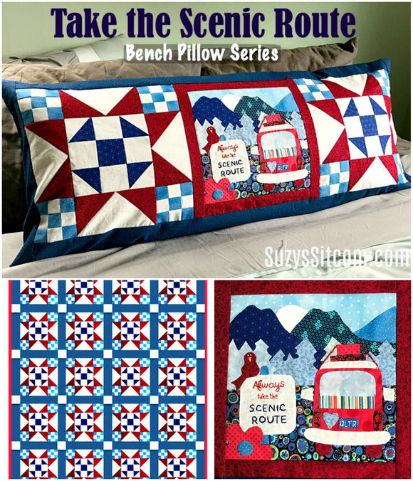 Bench Pillow Series- Take the Scenic Route (JULY)