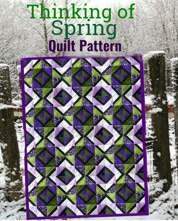 Thinking of Spring Quilt Pattern (Print at Home)